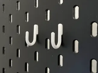 Minimalist Micro Hook for IKEA SKADIS Pegboard