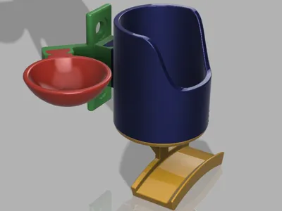 Bottle/Token Holder for Pinball