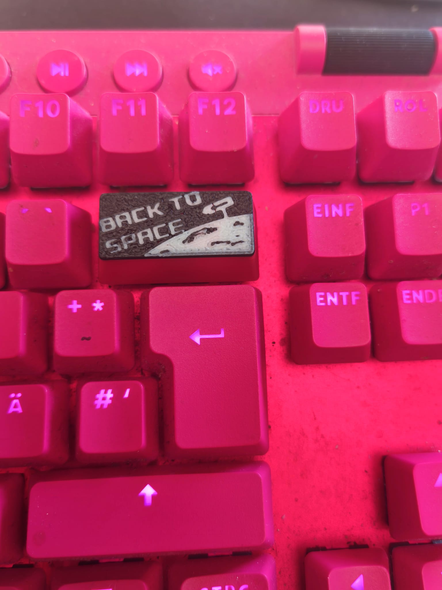 Miniatura 2 do modelo 3D "Space" backspace keycap