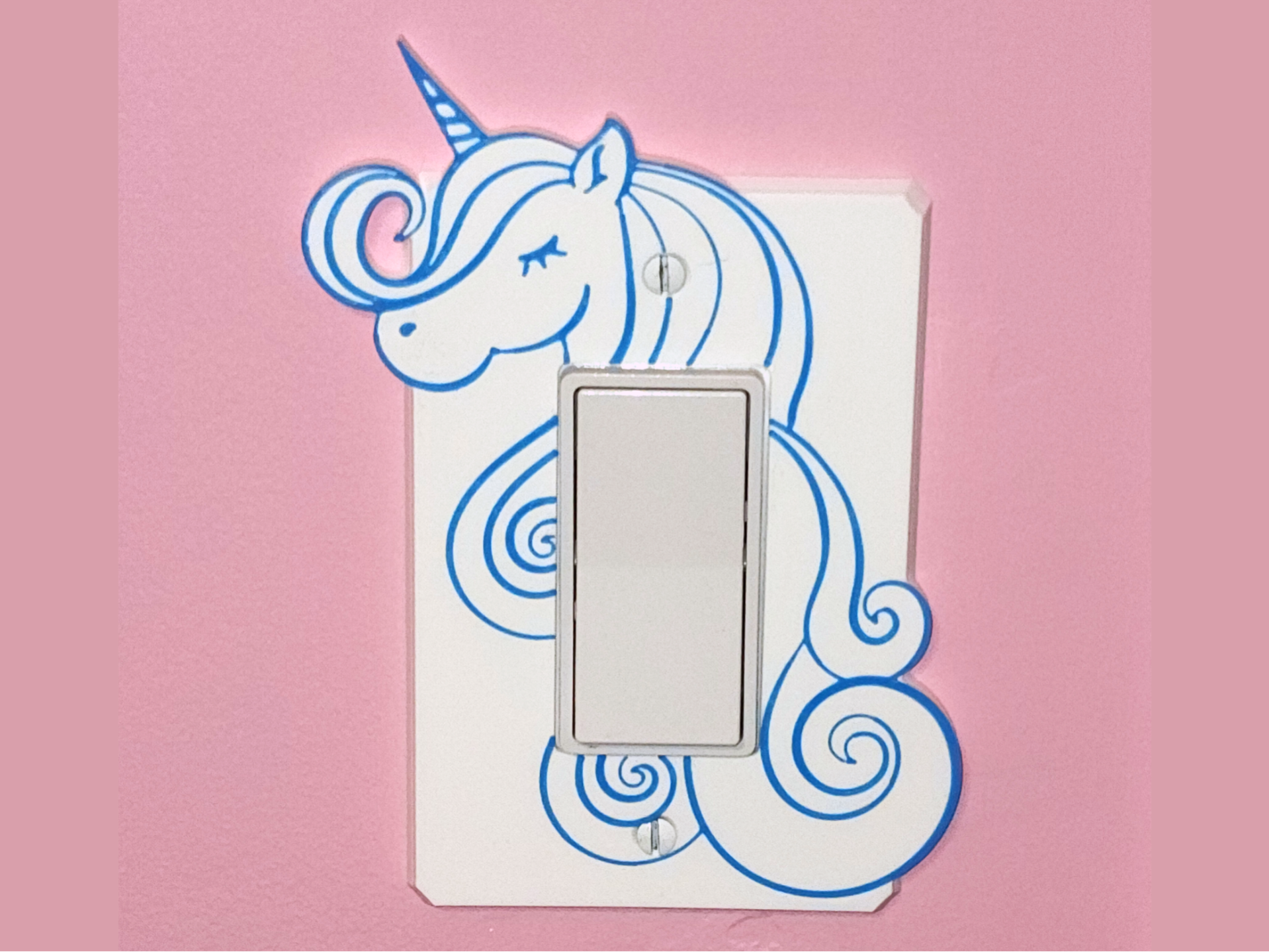 Unicorn Light Switch Cover - Whimsical Wall Plate