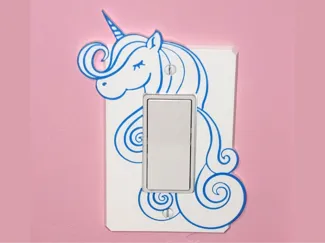 Unicorn Light Switch Cover - Whimsical Wall Plate