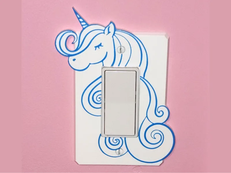 Unicorn Light Switch Cover - Whimsical Wall Plate