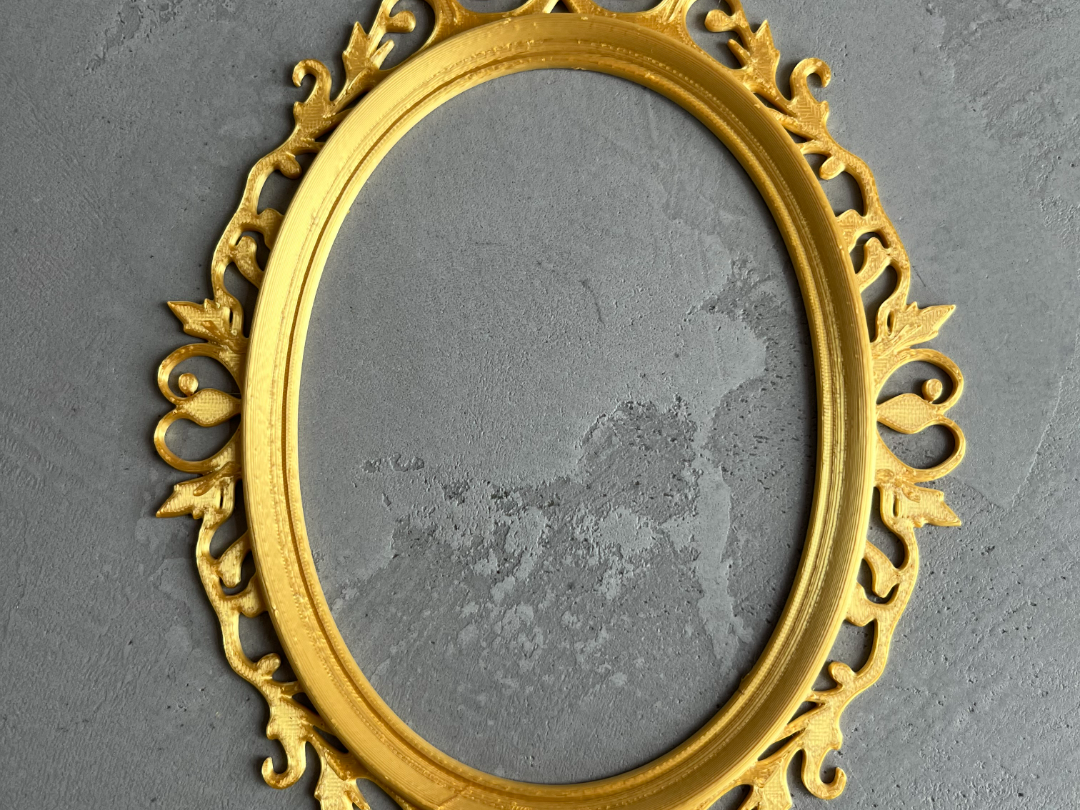 Cadre Ovale baroque