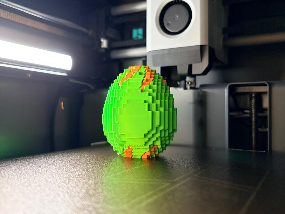 Spiral Fidget Toy Minecraft Egg
