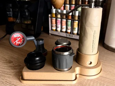 Accessory holder for Flair espresso