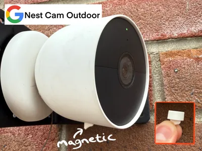 Magnetic Nest Outdoor Cam Charging Port Cover
