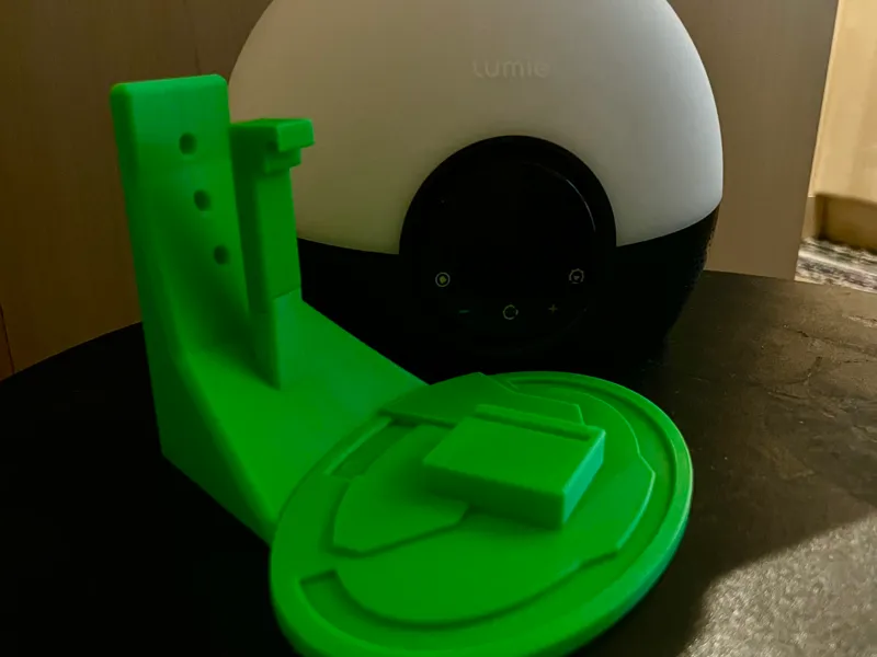 Lumie Bodyclock Glow Alarm Clock wall mount