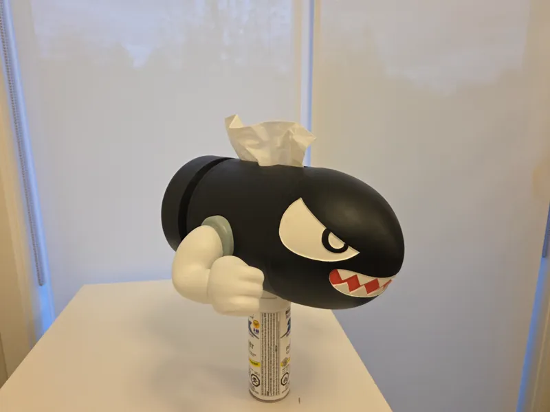 Bullet Bill Tissue Box