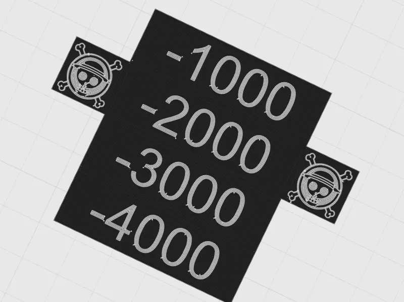 One Piece TCG power counter negative to be folded