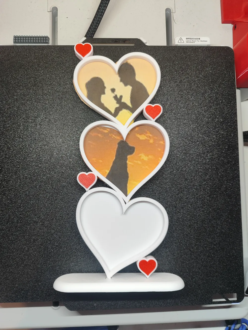 Picture Frame 3 Hearts - Free 3D Print Model - MakerWorld