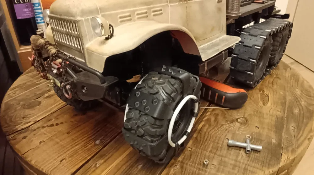 Rc Snow Chain RC 1/10 Snow Chains - SNOW CHAINS SCHNEEKETTEN - Free 3D Print Model ...