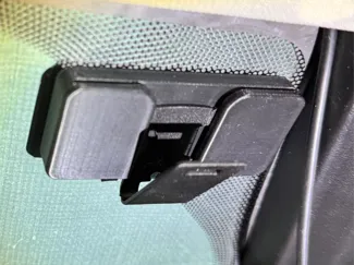 Uniden radar windshield mount