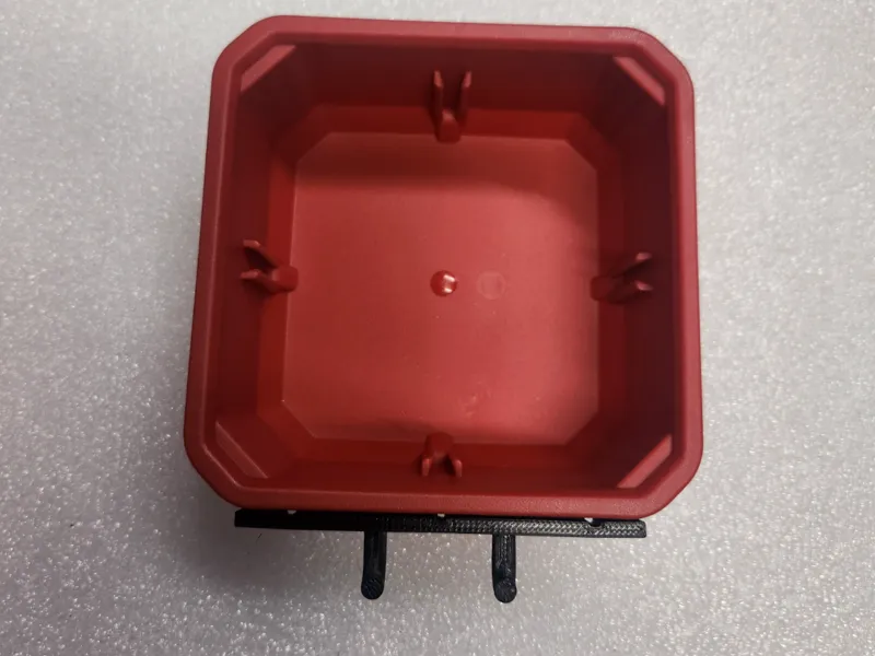 Packout Half Height Bin Pegboard Adapter
