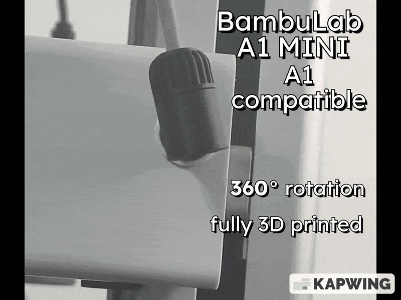 A1 / A1 Mini rotating PTFE tube connector
