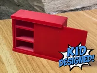 Kid Designed: Mini Shelves (0.2mm layer, 2 walls, 5% infill)