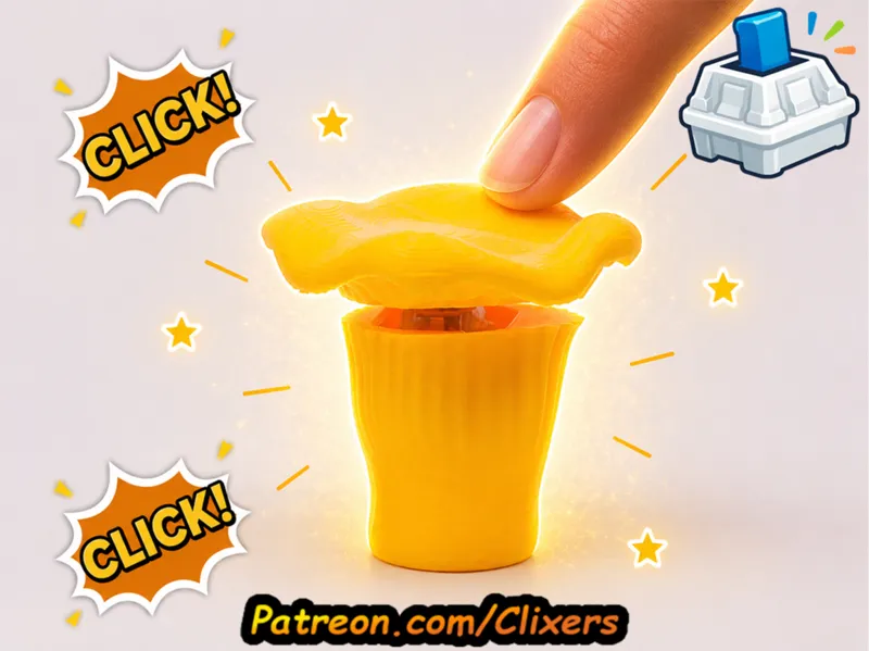 Chanterelle Clicker Cute Fidget Toy