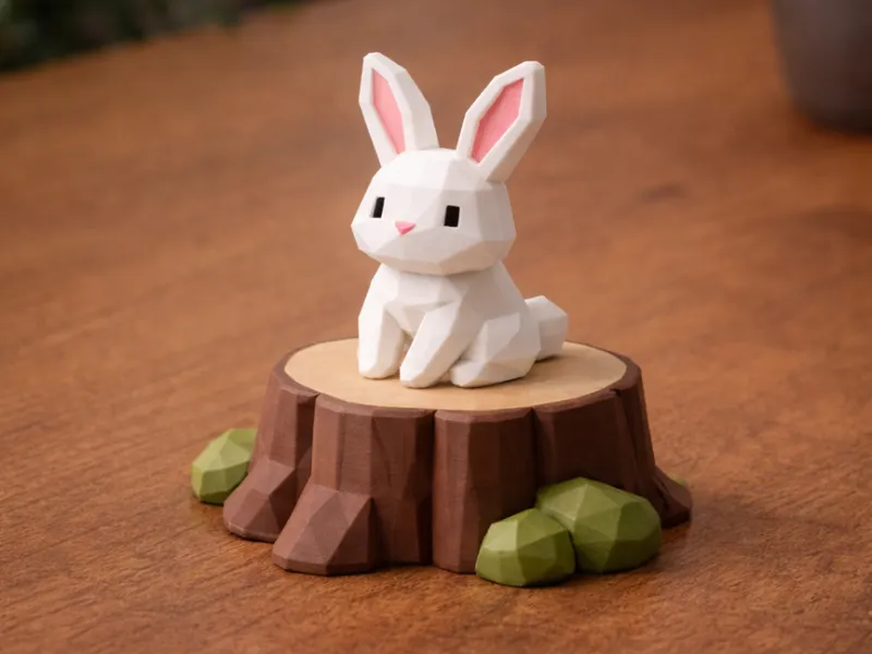 Low-Poly Rabbit
