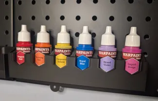 Pegboard Display for The Army Painter mini paints