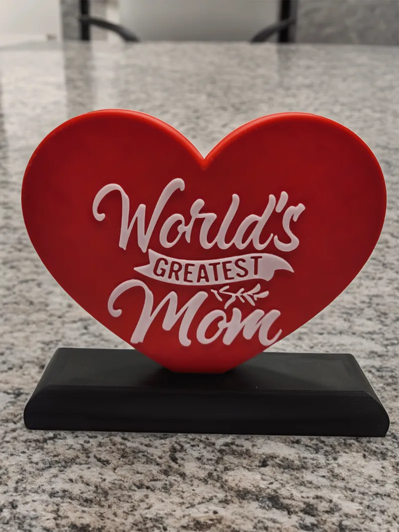 Worlds Greatest Mom Plaque