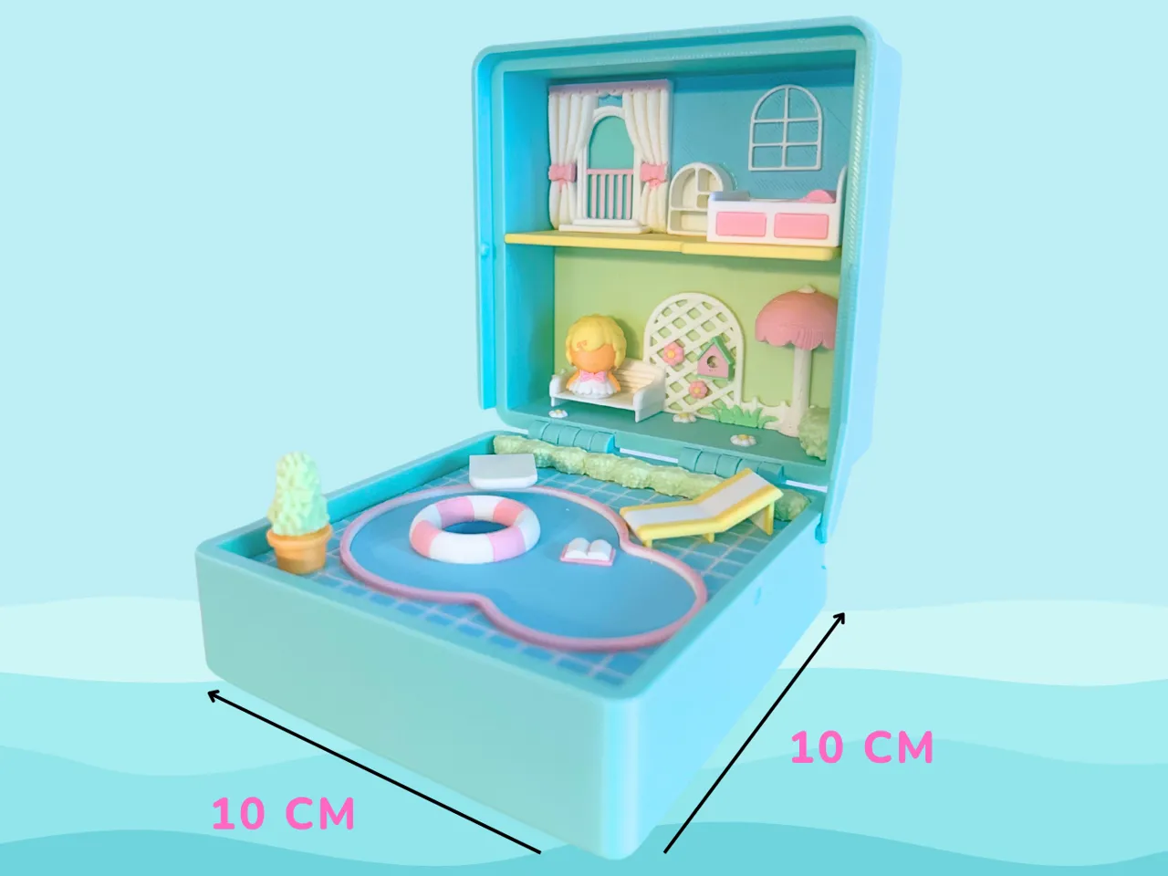 Pool Party – Mini Doll Playset view 3