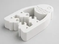 Small Fish Clip, 0.2mm, 15% infill