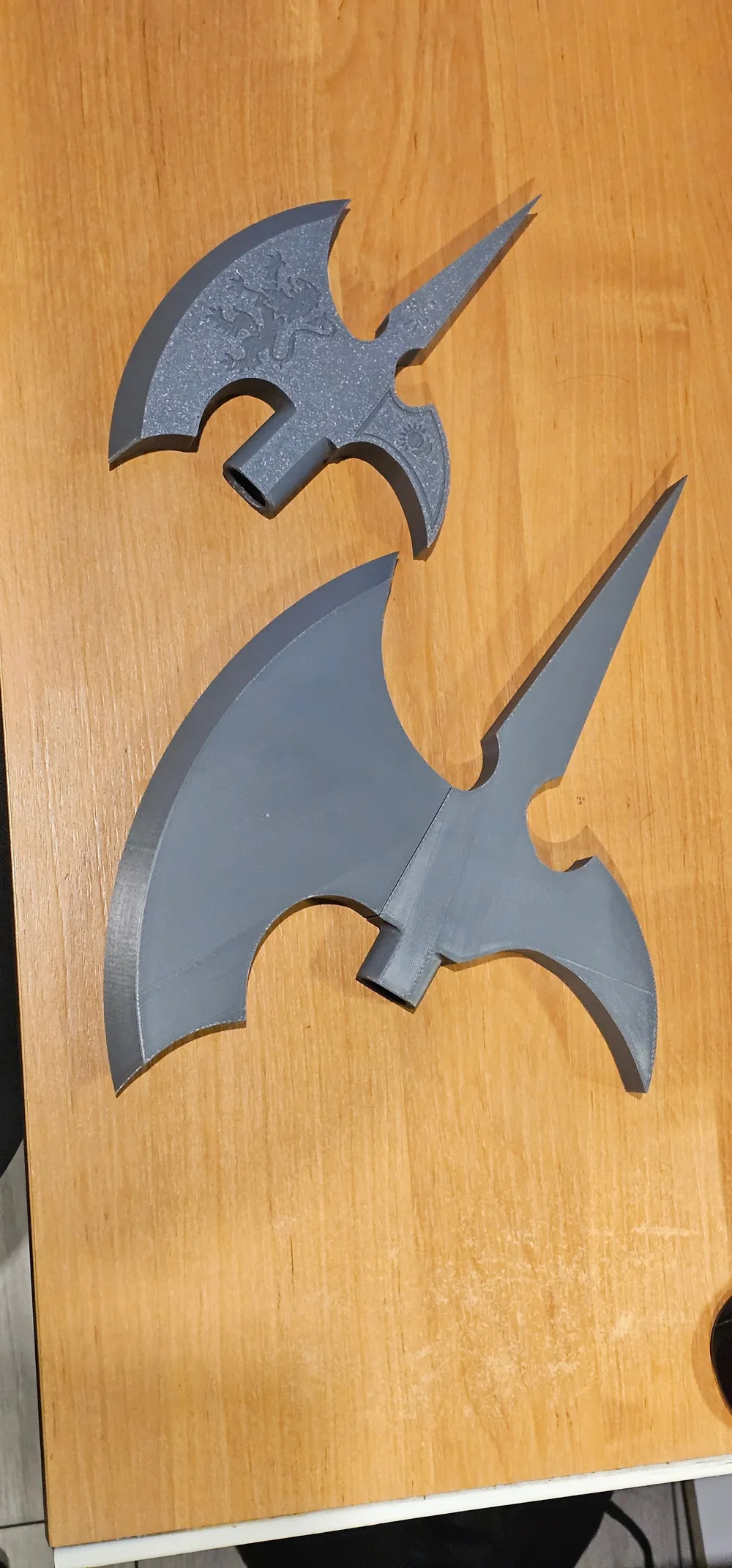SMALL Halberd Screw-On Cosplay weapon Broomstick - Free 3D Print Model ...