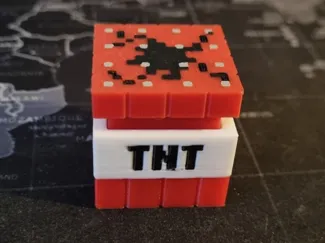 Minecraft TNT clicker and block