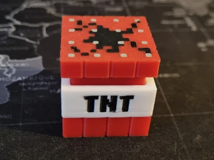 Minecraft TNT clicker and block