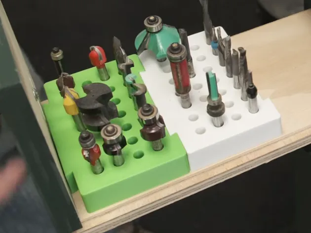 1/4" Router Bit Tray