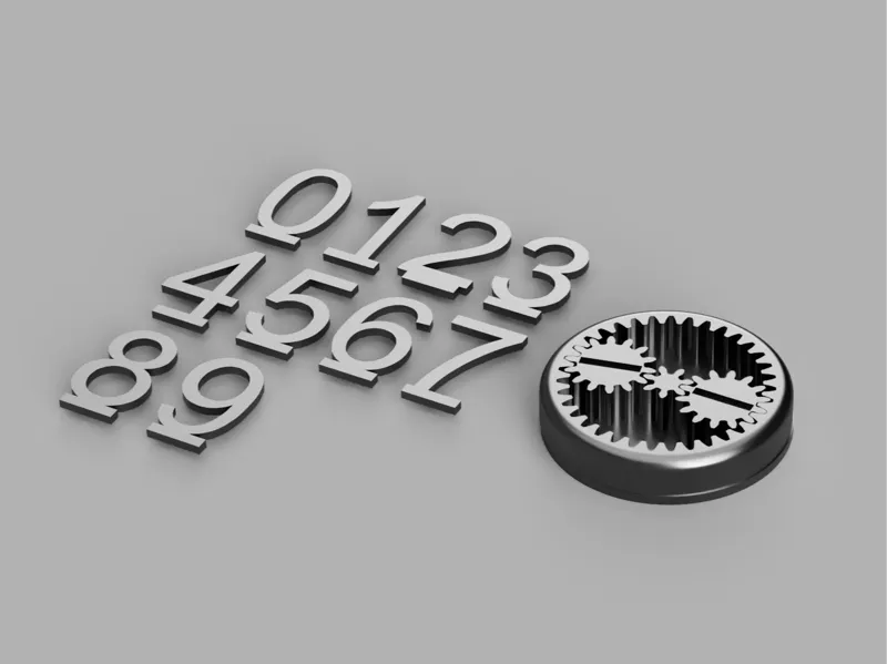 Planitary Gearbox - Spinning Numbers
