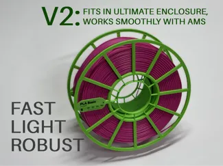 Fast & Light Bambu Spool w/ Internal Filament Clip