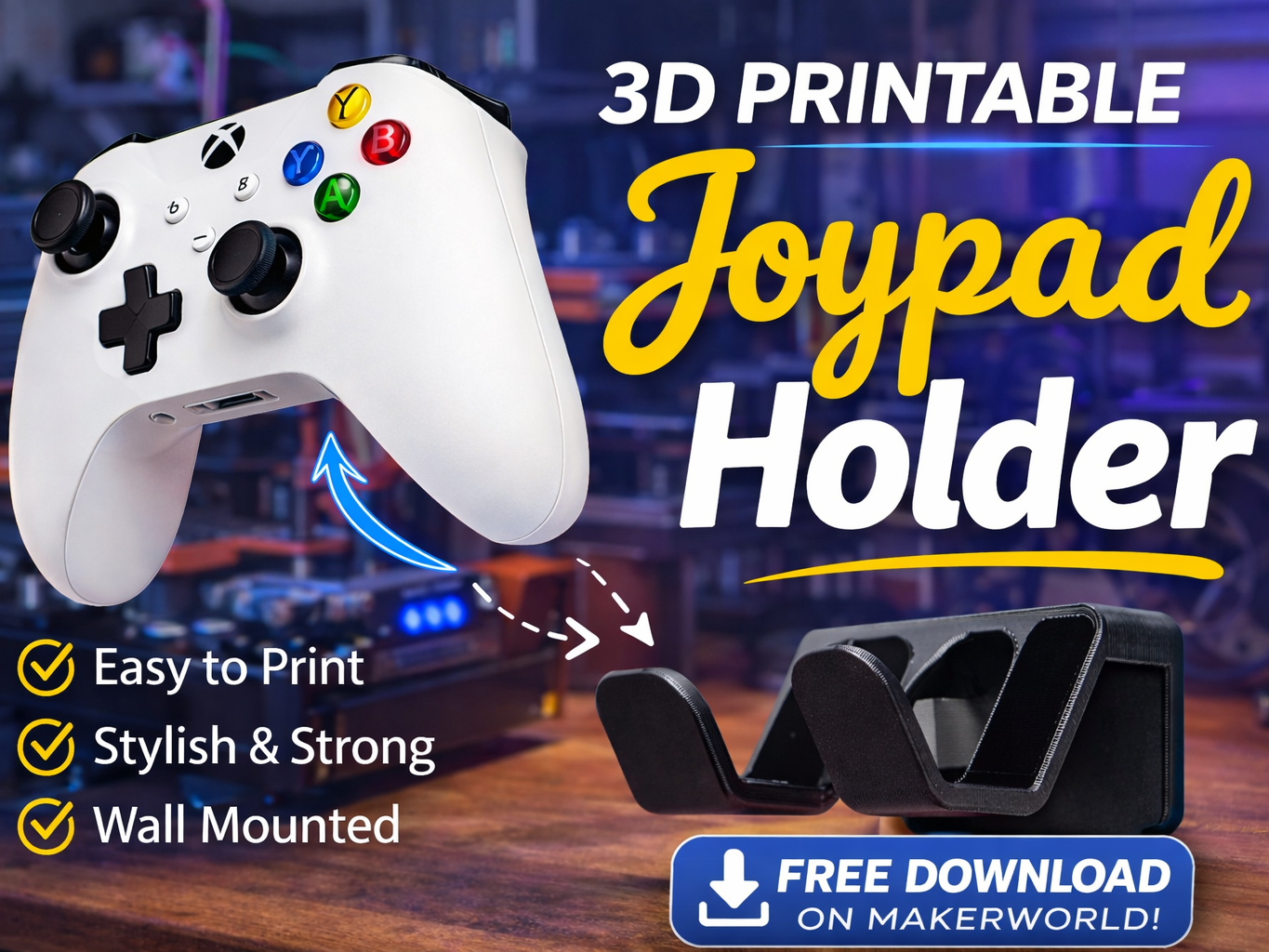 Wall mount for Controller XBOX-Playstation