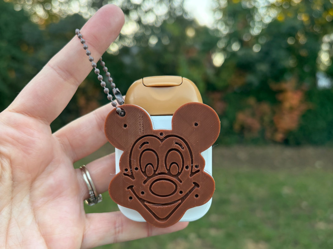 Mickey Ice Cream Sandwich Sanitizer Holder - 1