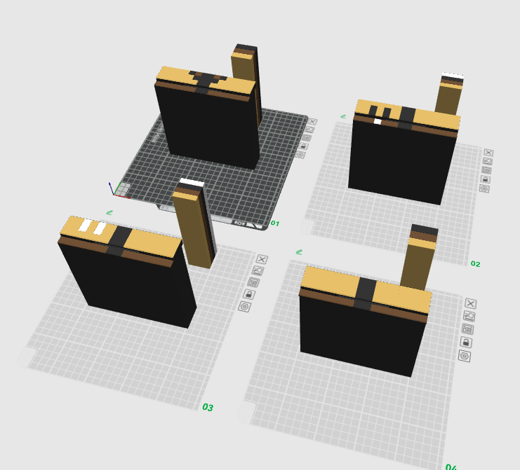 Miniatura 2 do modelo 3D 【收纳盒】《我的世界》合成台