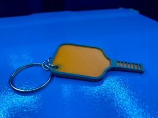 Pickleball Paddle Keychain