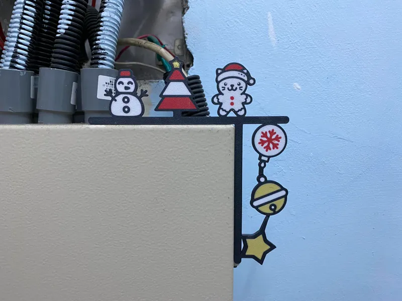 #9 Snow Man & Cat & Bell & Tree Christmas Door Decoration
