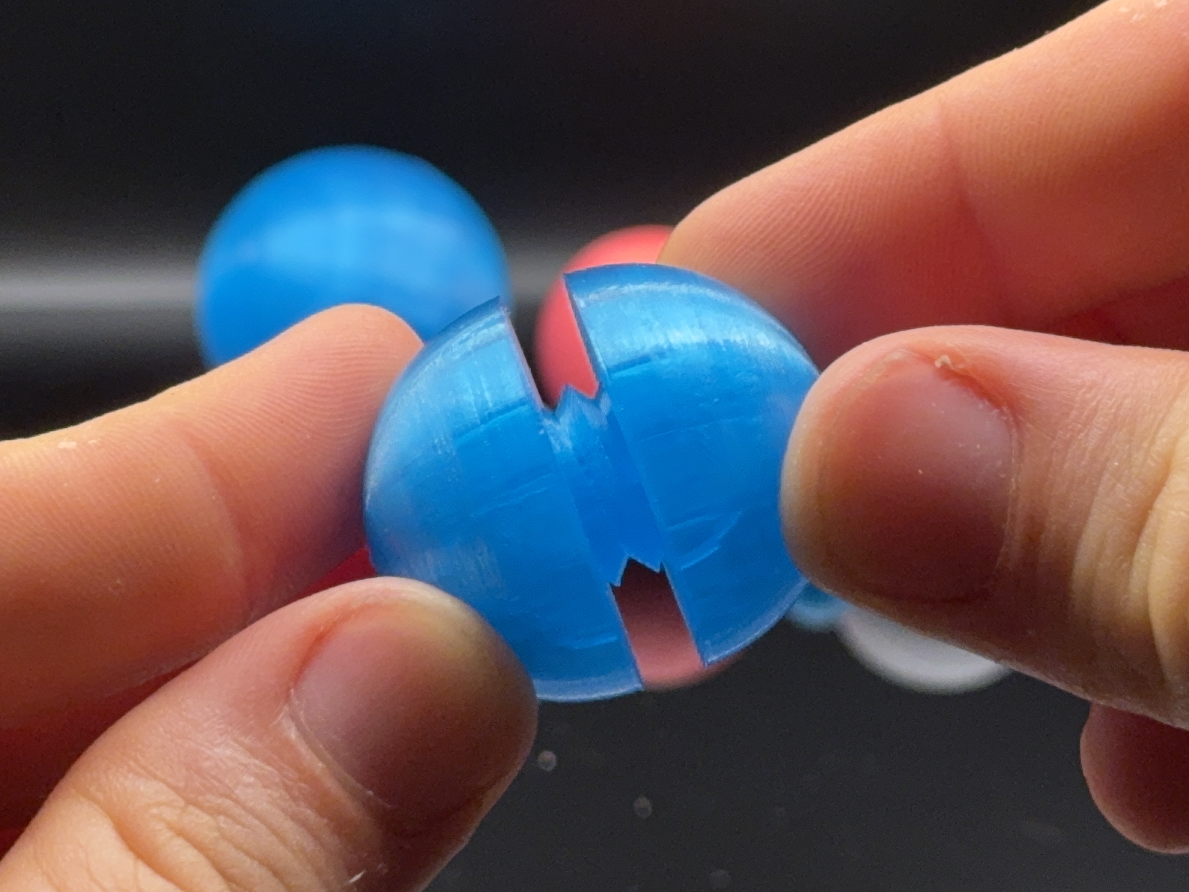 Miniatura 4 do modelo 3D Custom threaded sphere / ball / marble generator