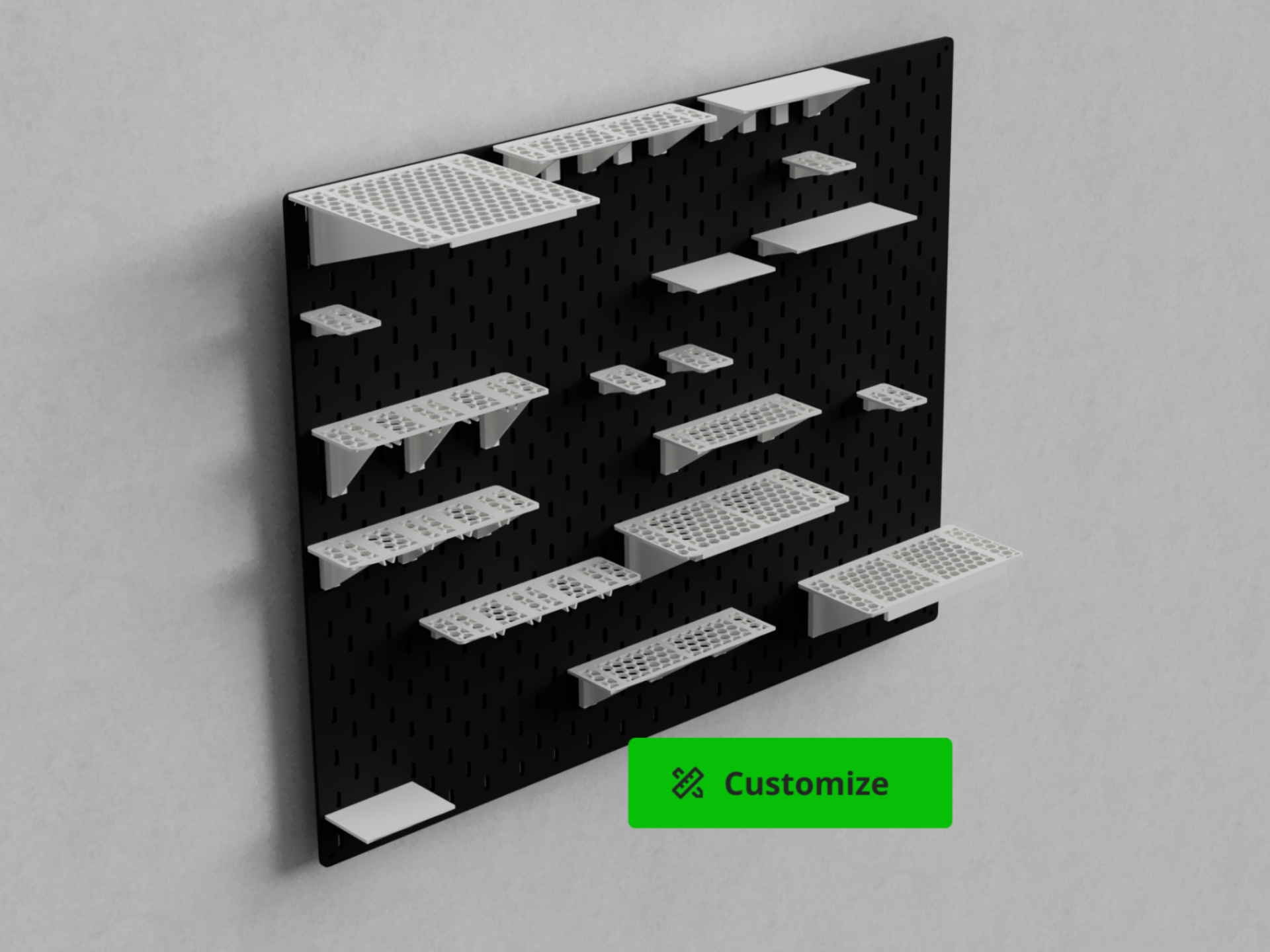 QMH Parametric Shelf for Skadis 