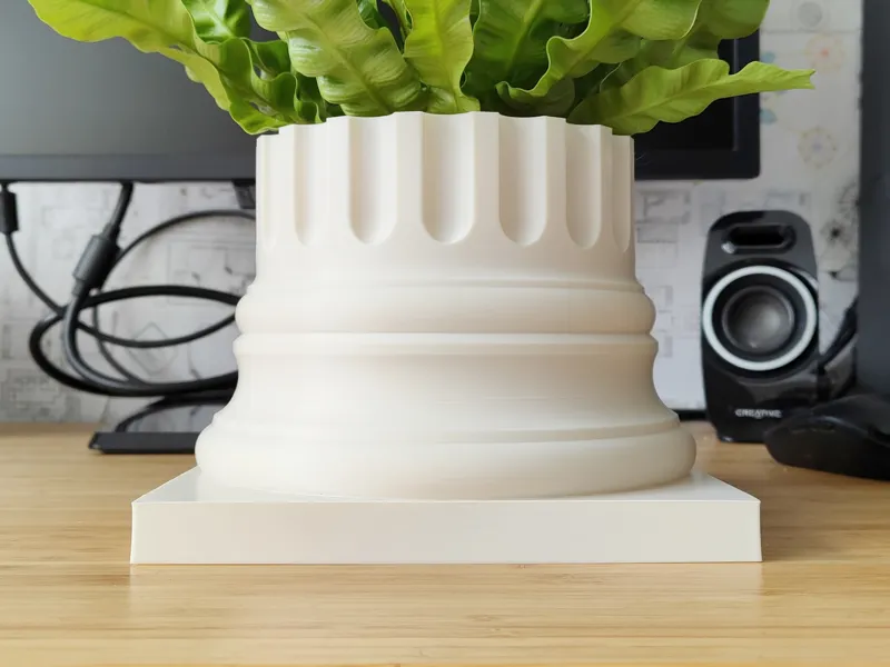 Ancient Column Plant pot and Planter - Vase mode