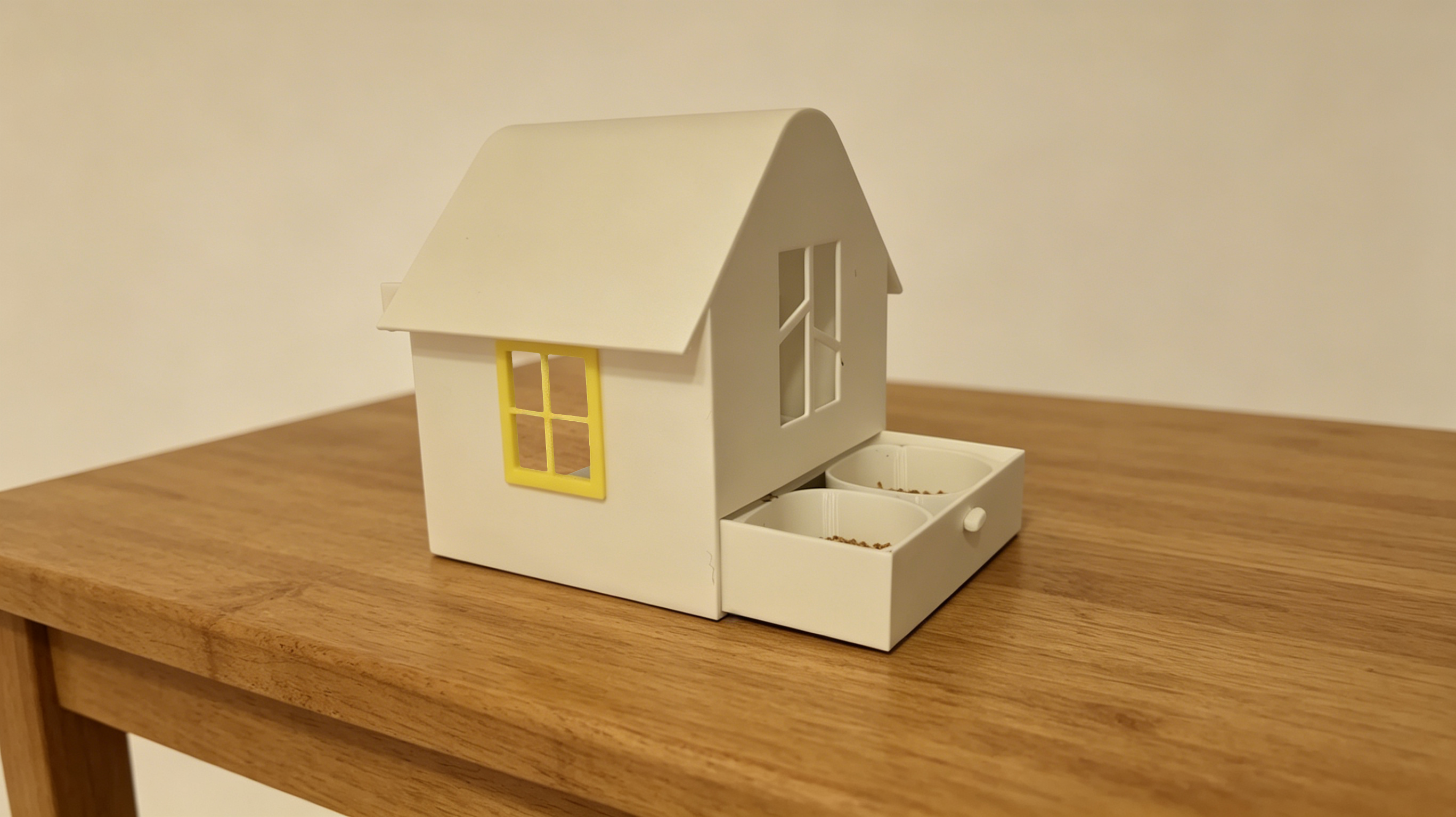 Miniatura 1 do modelo 3D 小屋防溅食盒