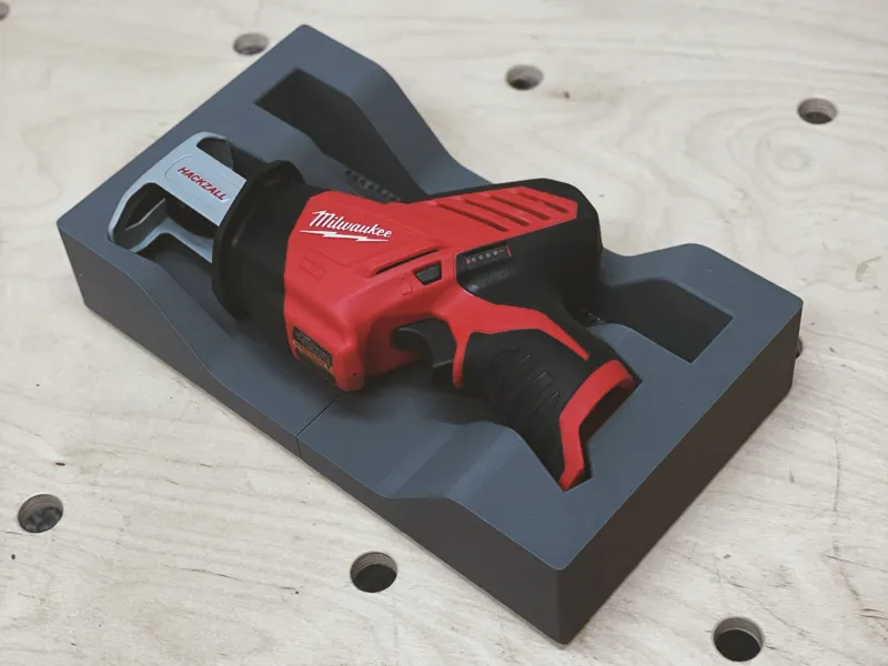 Gridfinity Milwaukee M12 Hackzall  2420-20 Saw