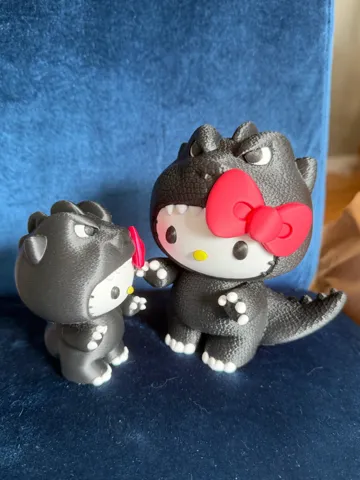 Accesorio para impresora 3D: Hello Kitty x Godzilla No AMS/ Multi-Part McDonald — vista de referencia 2