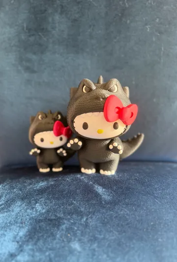 Accesorio para impresora 3D: Hello Kitty x Godzilla No AMS/ Multi-Part McDonald — vista de referencia 4