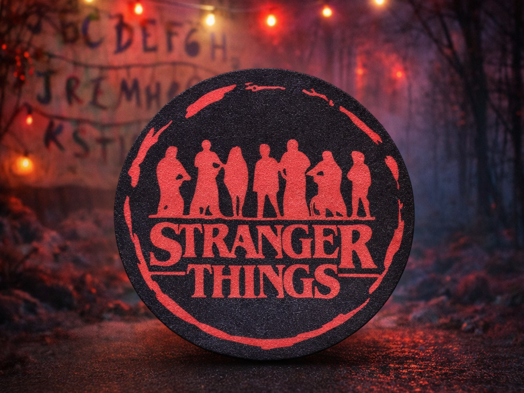 Retro Sci-Fi Horror Drink Coaster