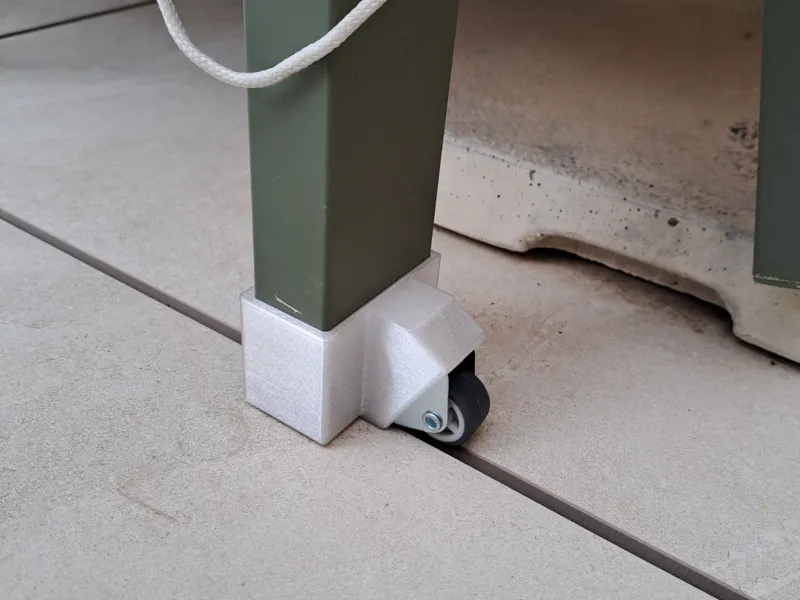 Wheel support for ROWA Table 