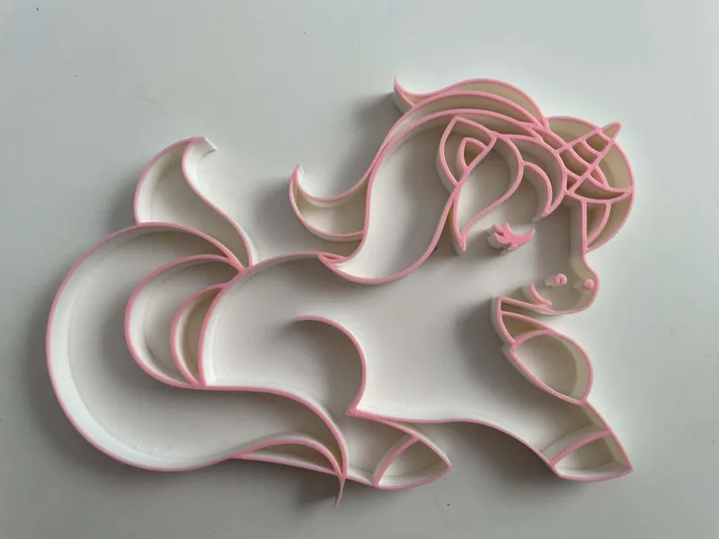Sensory sorting tray (montessori) - unicorn