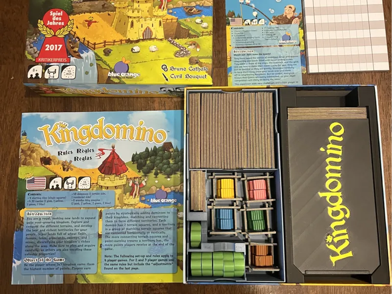 Kingdomino 2017 Blue Orange Ed. Insert + Expansion