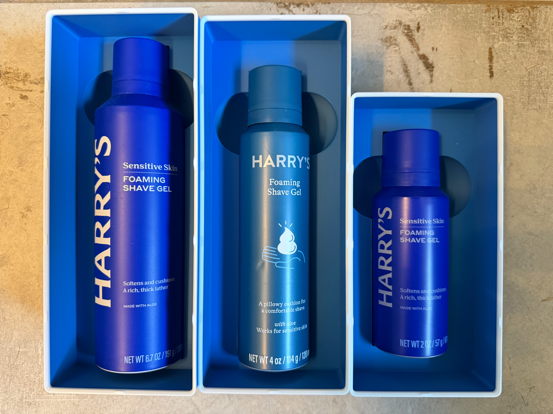 Harry's Foaming Shave Gel - Gridfinity Bins