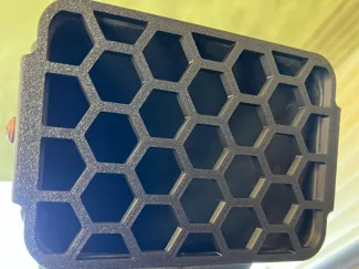4x4 Safari Snorkel Face Plate Hex Grid Pattern