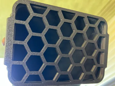 4x4 Safari Snorkel Face Plate Hex Grid Pattern